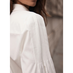 Mint Velvet White Pintuck Detail Shirt